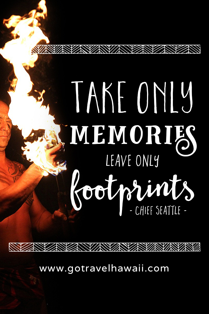 Travel Quote: Take only memories, leave only footprints.